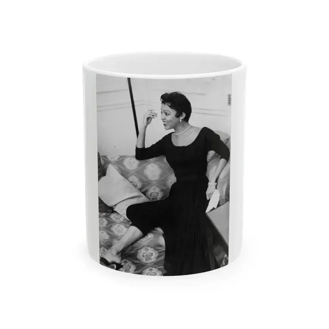 Dorothy Dandridge #90 (Vintage Female Icon) White Coffee Mug 11oz - Go Mug Yourself