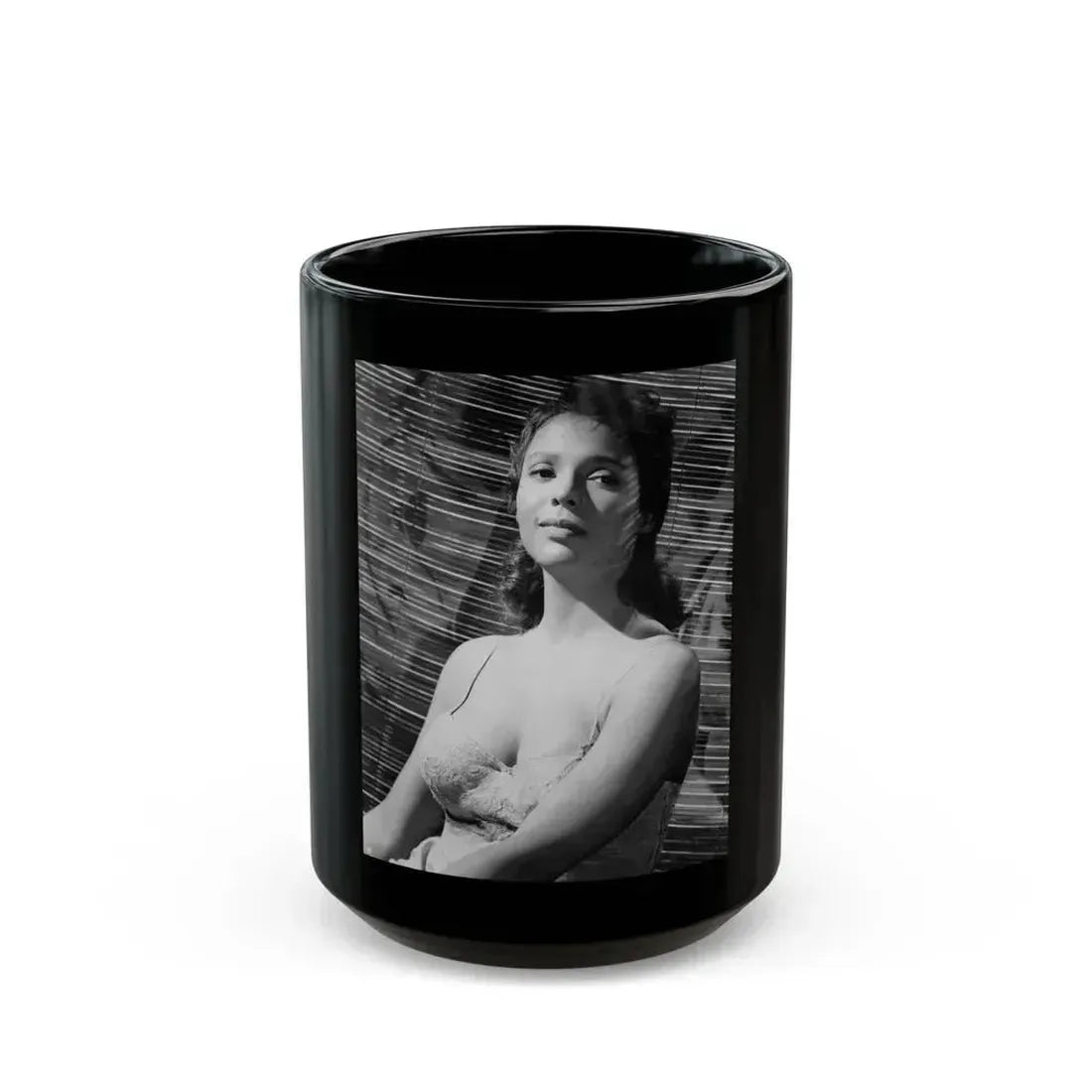 Dorothy Dandridge #91 (Vintage Female Icon) Black Coffee Mug 15oz - Go Mug Yourself