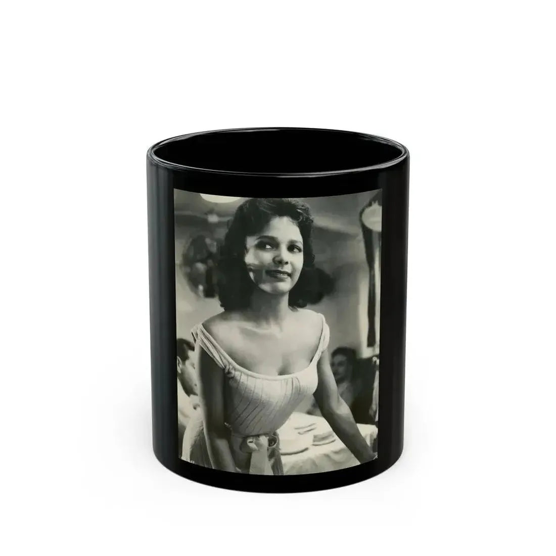 Dorothy Dandridge #92 (Vintage Female Icon) Black Coffee Mug 11oz - Go Mug Yourself