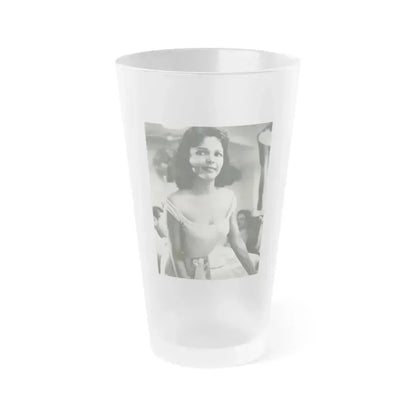 Dorothy Dandridge #92 (Vintage Female Icon) Frosted Pint Glass 16oz 16oz Frosted - Go Mug Yourself