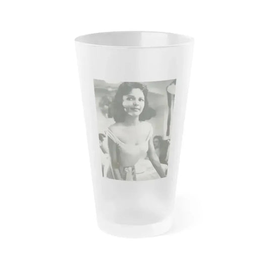 Dorothy Dandridge #92 (Vintage Female Icon) Frosted Pint Glass 16oz 16oz Frosted - Go Mug Yourself