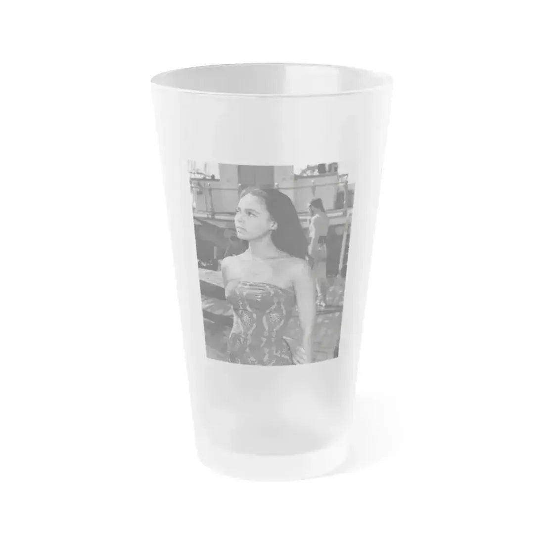 Dorothy Dandridge #93 (Vintage Female Icon) Frosted Pint Glass 16oz 16oz Frosted - Go Mug Yourself
