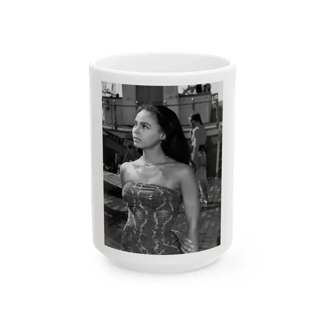 Dorothy Dandridge #93 (Vintage Female Icon) White Coffee Mug 15oz - Go Mug Yourself
