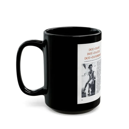 Dorothy Dandridge #97 - Pages 1 & 2 of 8 Featuring, Dorothy with, 2 B&W Photos & Article from Pageant Digest Mag. June '55 (Vintage Female Icon) Black Coffee Mug - Go Mug Yourself