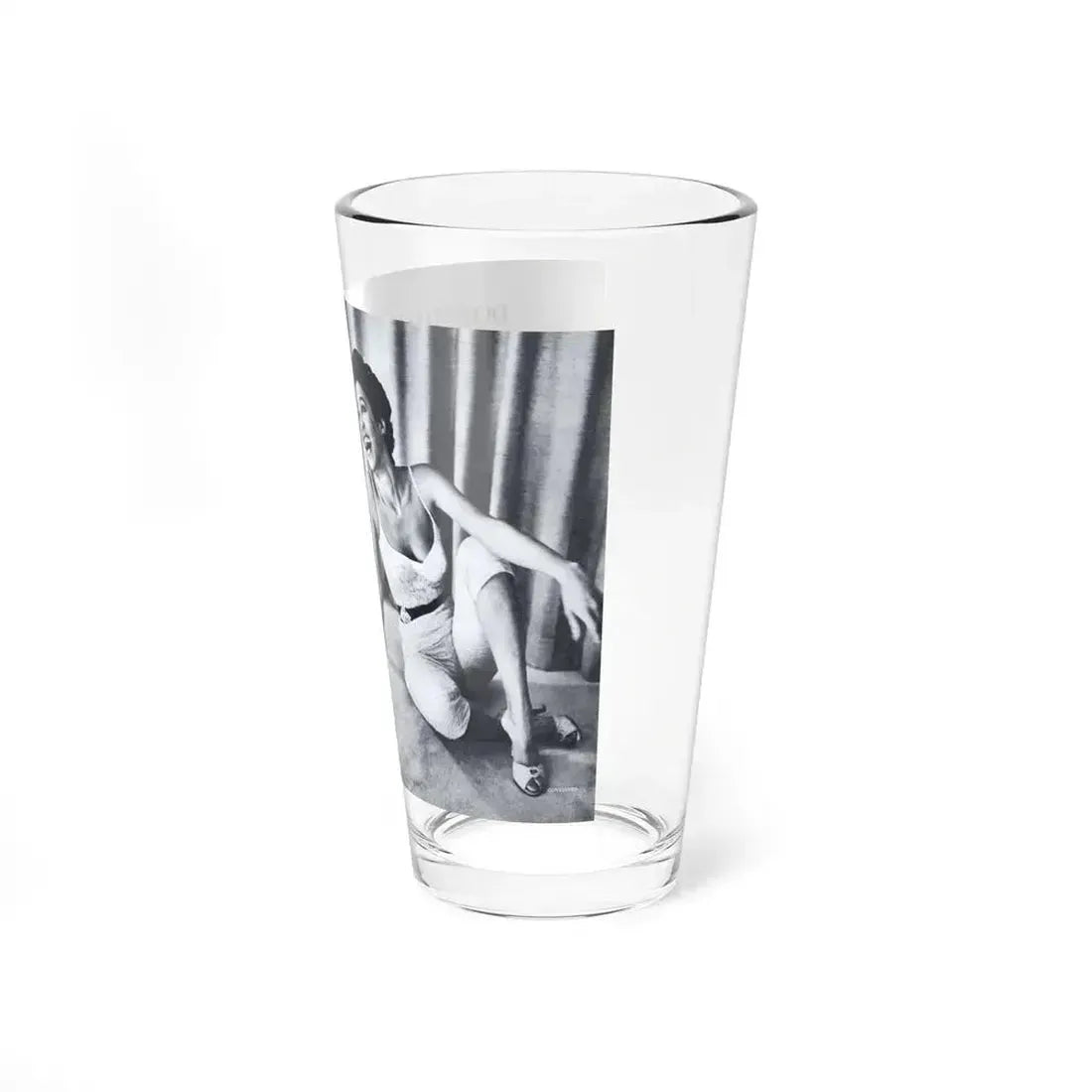 Dorothy Dandridge #97 - Pages 1 & 2 of 8 Featuring, Dorothy with, 2 B&W Photos & Article from Pageant Digest Mag. June '55 (Vintage Female Icon) Pint Glass 16oz - Go Mug Yourself