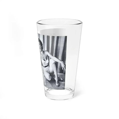 Dorothy Dandridge #97 - Pages 1 & 2 of 8 Featuring, Dorothy with, 2 B&W Photos & Article from Pageant Digest Mag. June '55 (Vintage Female Icon) Pint Glass 16oz - Go Mug Yourself