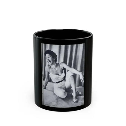 Dorothy Dandridge #97 - Photo on Page 95 cropped from Pageant Digest Mag. June '55 (Vintage Female Icon) Black Coffee Mug 11oz - Go Mug Yourself
