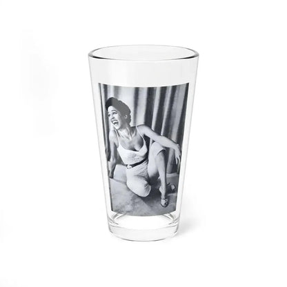 Dorothy Dandridge #97 - Photo on Page 95 cropped from Pageant Digest Mag. June '55 (Vintage Female Icon) Pint Glass 16oz 16oz - Go Mug Yourself