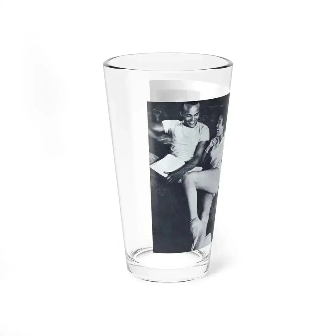 Dorothy Dandridge #98 - Pages 3 & 4 of 8 Featuring, Dorothy with, 3 B&W Photos & Article from Pageant Digest Mag. June '55 (Vintage Female Icon) Pint Glass 16oz - Go Mug Yourself