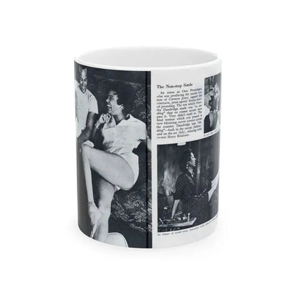 Dorothy Dandridge #98 - Pages 3 & 4 of 8 Featuring, Dorothy with, 3 B&W Photos & Article from Pageant Digest Mag. June '55 (Vintage Female Icon) White Coffee Mug - Go Mug Yourself