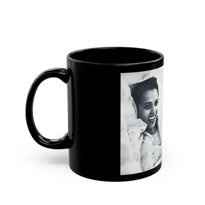 Dorothy Dandridge #99 - Pages 5 & 6 of 8 Featuring, Dorothy with, 4 B&W Photos & Article from Pageant Digest Mag. June '55 (Vintage Female Icon) Black Coffee Mug - Go Mug Yourself