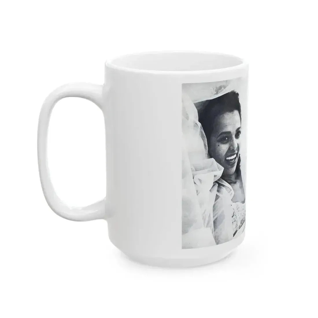 Dorothy Dandridge #99 - Pages 5 & 6 of 8 Featuring, Dorothy with, 4 B&W Photos & Article from Pageant Digest Mag. June '55 (Vintage Female Icon) White Coffee Mug - Go Mug Yourself