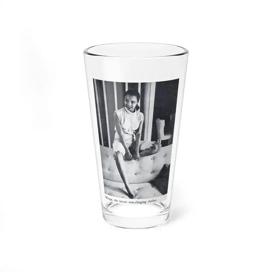 Dorothy Dandridge #99 - Photo 1 on Page 99 cropped from Pageant Digest Mag. June '55 (Vintage Female Icon) Pint Glass 16oz 16oz - Go Mug Yourself