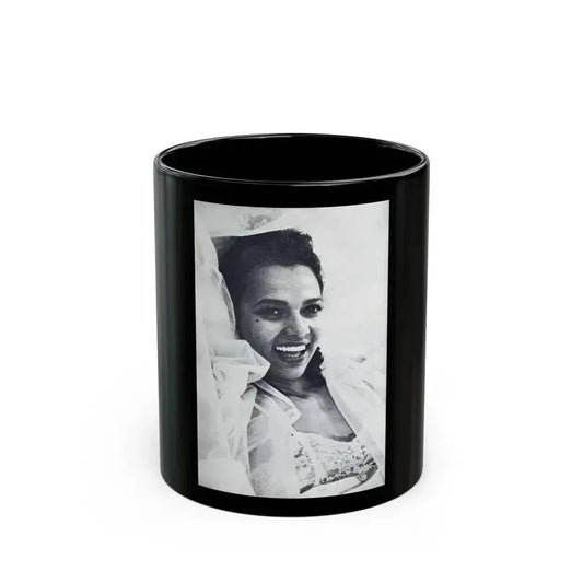 Dorothy Dandridge #99 - Photo on Page 98 cropped from Pageant Digest Mag. June '55 (Vintage Female Icon) Black Coffee Mug 11oz - Go Mug Yourself