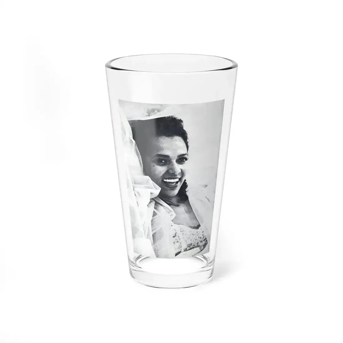 Dorothy Dandridge #99 - Photo on Page 98 cropped from Pageant Digest Mag. June '55 (Vintage Female Icon) Pint Glass 16oz 16oz - Go Mug Yourself
