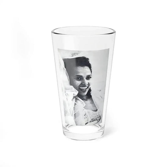 Dorothy Dandridge #99 - Photo on Page 98 cropped from Pageant Digest Mag. June '55 (Vintage Female Icon) Pint Glass 16oz 16oz - Go Mug Yourself