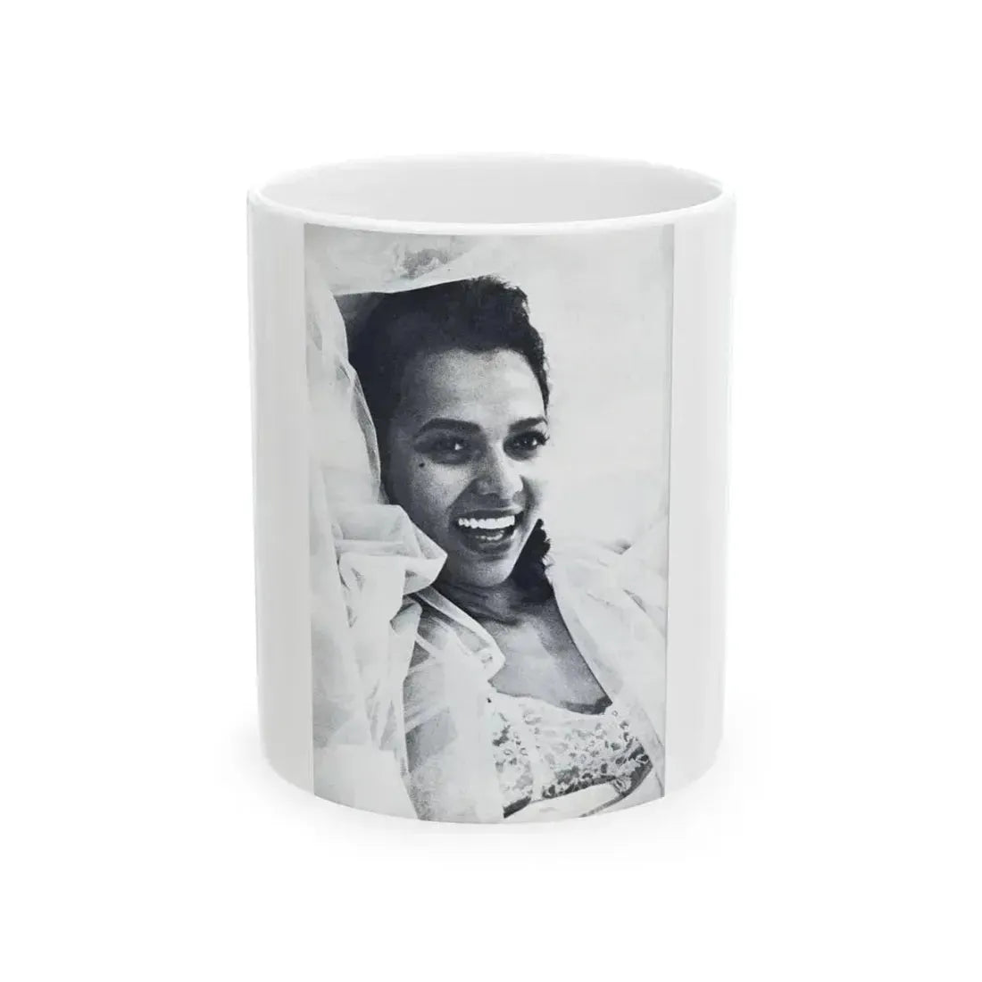 Dorothy Dandridge #99 - Photo on Page 98 cropped from Pageant Digest Mag. June '55 (Vintage Female Icon) White Coffee Mug 11oz - Go Mug Yourself