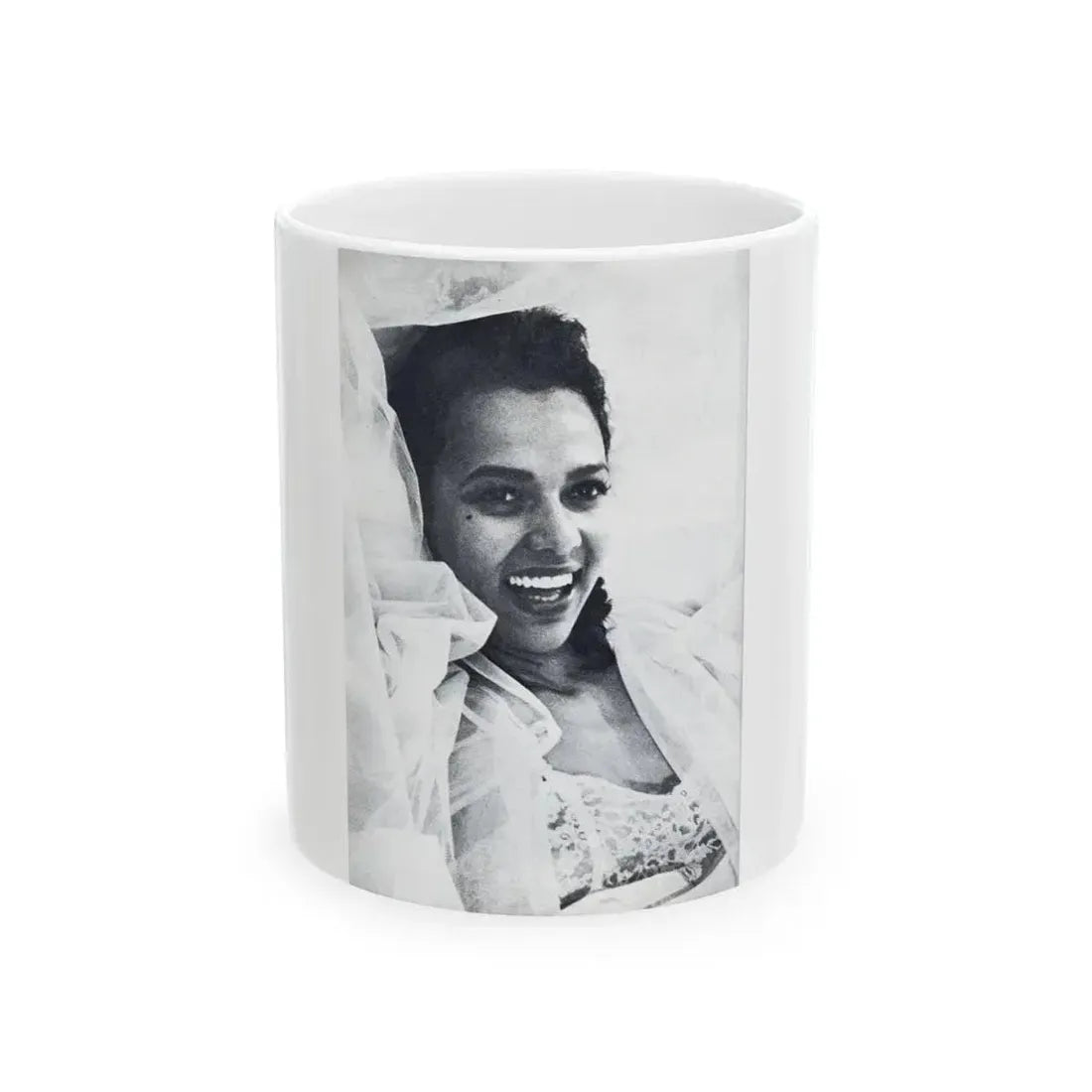 Dorothy Dandridge #99 - Photo on Page 98 cropped from Pageant Digest Mag. June '55 (Vintage Female Icon) White Coffee Mug 11oz - Go Mug Yourself