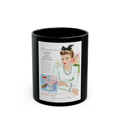 Dorothy Gray advertisement (1), 1941 - Black Coffee Mug 11oz - Go Mug Yourself