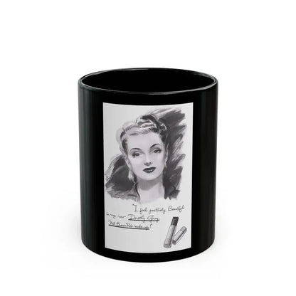 Dorothy Gray advertisement (2), 1941 - Black Coffee Mug 11oz - Go Mug Yourself