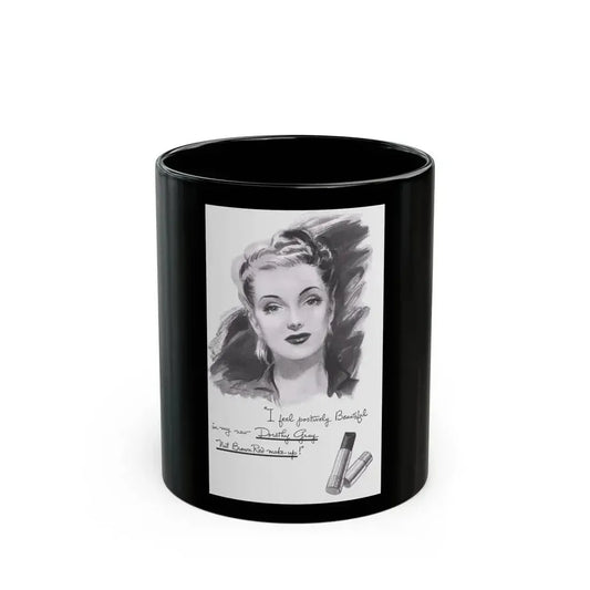 Dorothy Gray advertisement (2), 1941 - Black Coffee Mug 11oz - Go Mug Yourself