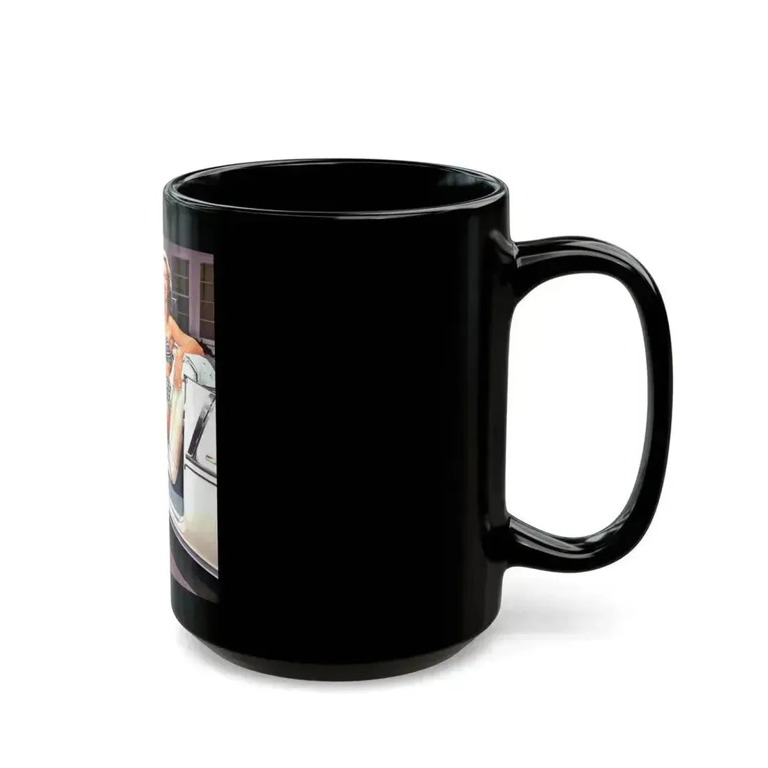 Dorothy Malone #05 2 (Vintage Female Icon) Black Coffee Mug - Go Mug Yourself