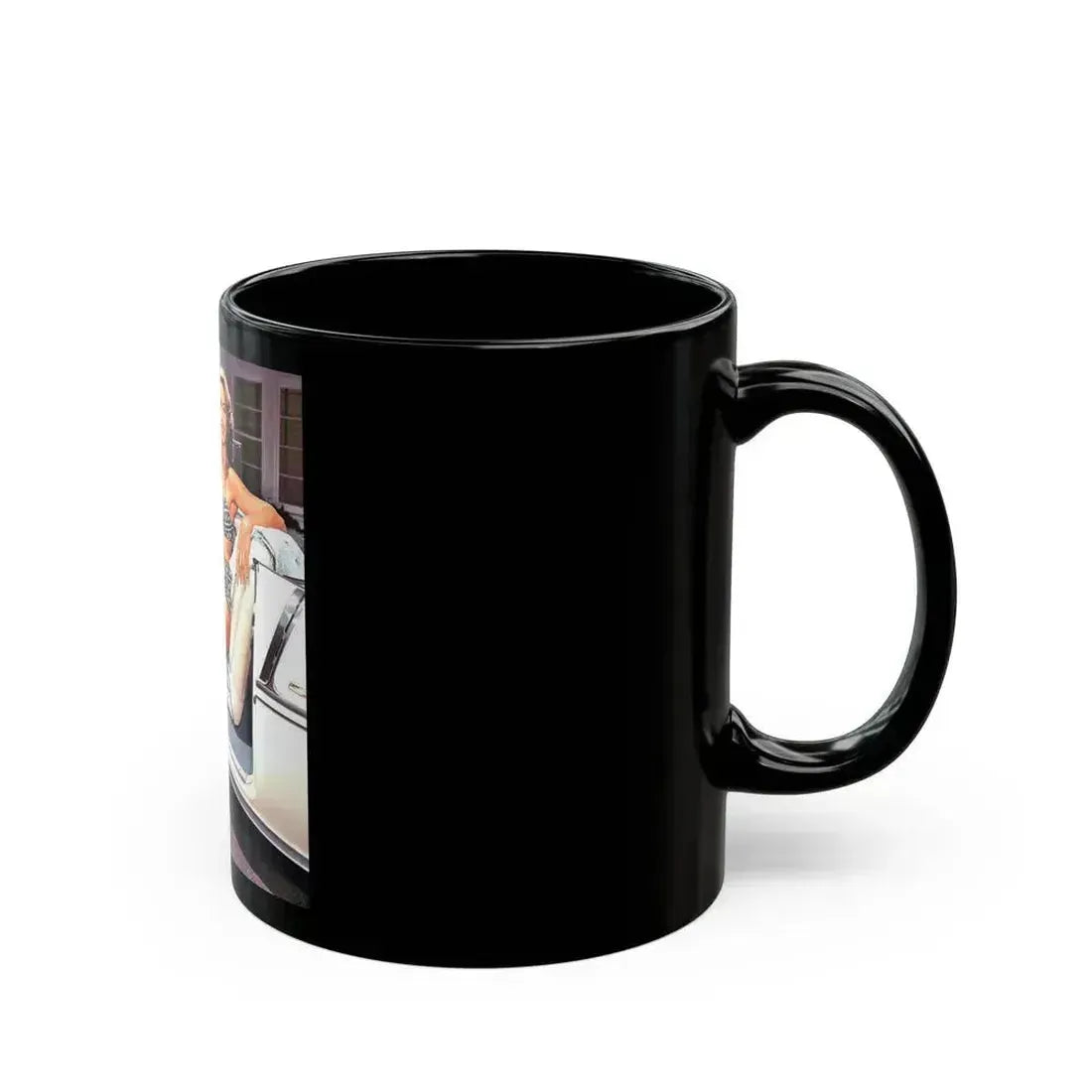 Dorothy Malone #05 2 (Vintage Female Icon) Black Coffee Mug - Go Mug Yourself