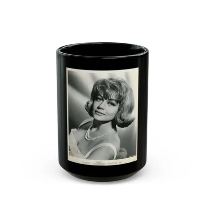 Dorothy Malone #119 (Vintage Female Icon) Black Coffee Mug 15oz - Go Mug Yourself