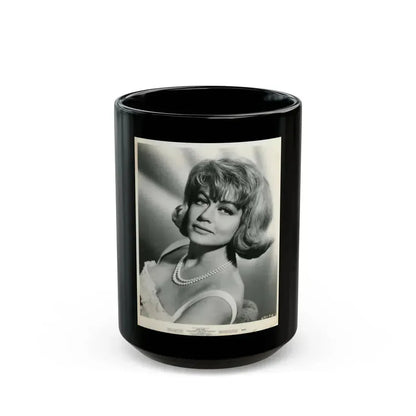 Dorothy Malone #119 (Vintage Female Icon) Black Coffee Mug 15oz - Go Mug Yourself