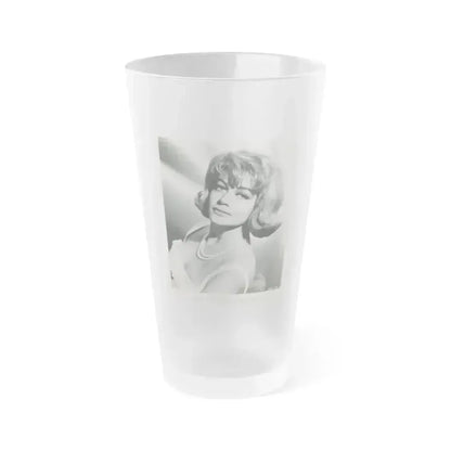 Dorothy Malone #119 (Vintage Female Icon) Frosted Pint Glass 16oz 16oz Frosted - Go Mug Yourself