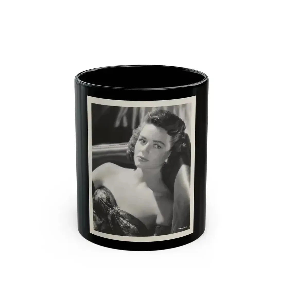 Dorothy Malone #129 (Vintage Female Icon) Black Coffee Mug 11oz - Go Mug Yourself
