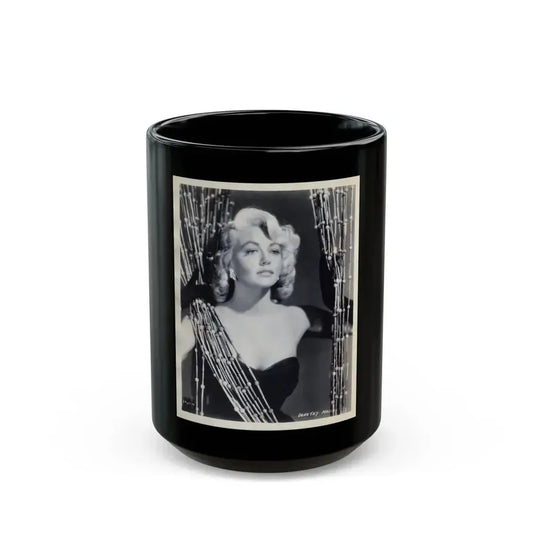 Dorothy Malone #132 (Vintage Female Icon) Black Coffee Mug 15oz - Go Mug Yourself