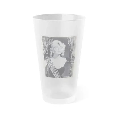 Dorothy Malone #132 (Vintage Female Icon) Frosted Pint Glass 16oz 16oz Frosted - Go Mug Yourself