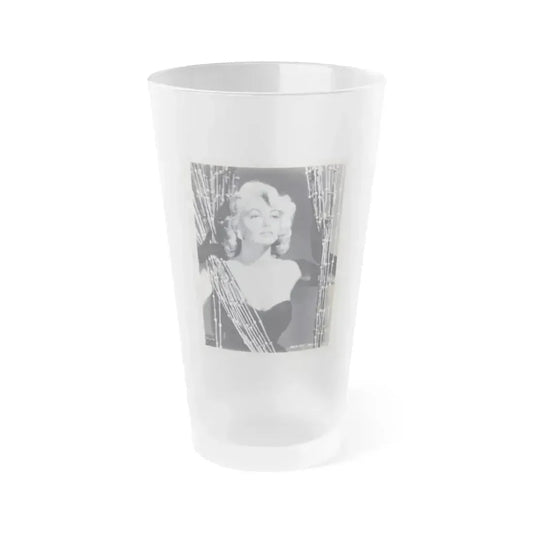 Dorothy Malone #132 (Vintage Female Icon) Frosted Pint Glass 16oz 16oz Frosted - Go Mug Yourself
