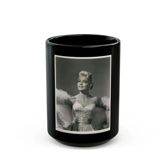 Dorothy Malone #137 (Vintage Female Icon) Black Coffee Mug 15oz - Go Mug Yourself