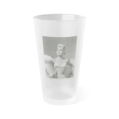 Dorothy Malone #137 (Vintage Female Icon) Frosted Pint Glass 16oz 16oz Frosted - Go Mug Yourself