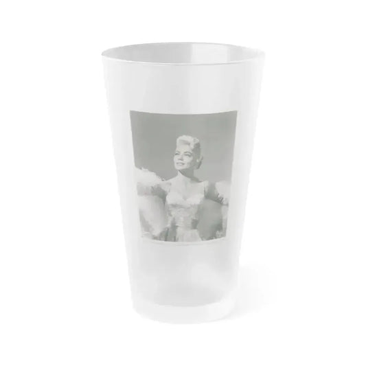 Dorothy Malone #137 (Vintage Female Icon) Frosted Pint Glass 16oz 16oz Frosted - Go Mug Yourself
