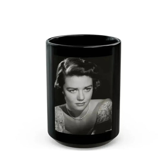 Dorothy Malone #152 (Vintage Female Icon) Black Coffee Mug 15oz - Go Mug Yourself