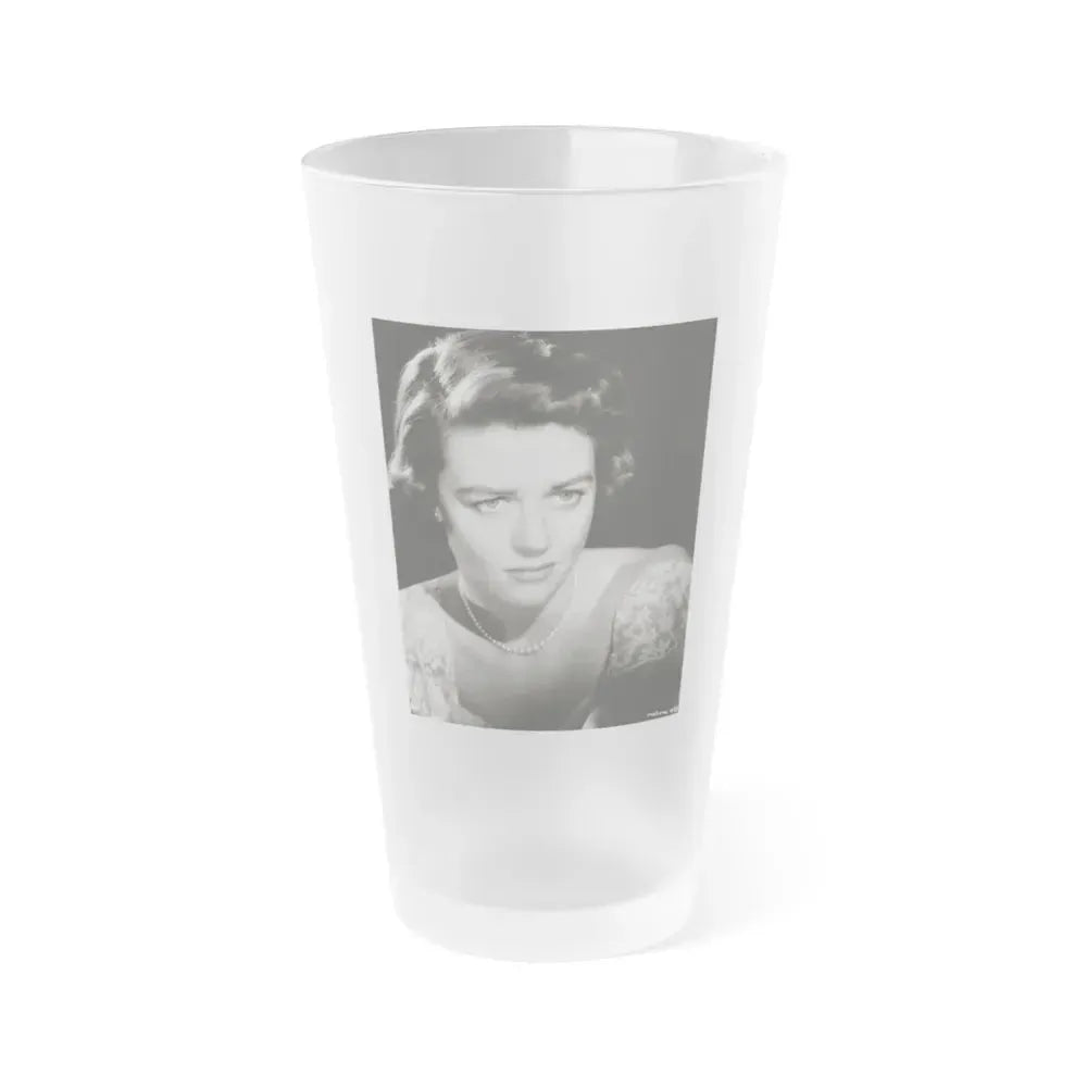 Dorothy Malone #152 (Vintage Female Icon) Frosted Pint Glass 16oz 16oz Frosted - Go Mug Yourself