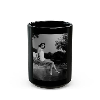 Dorothy Malone #155 (Vintage Female Icon) Black Coffee Mug 15oz - Go Mug Yourself