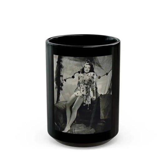 Dorothy Malone #161 (Vintage Female Icon) Black Coffee Mug 15oz - Go Mug Yourself