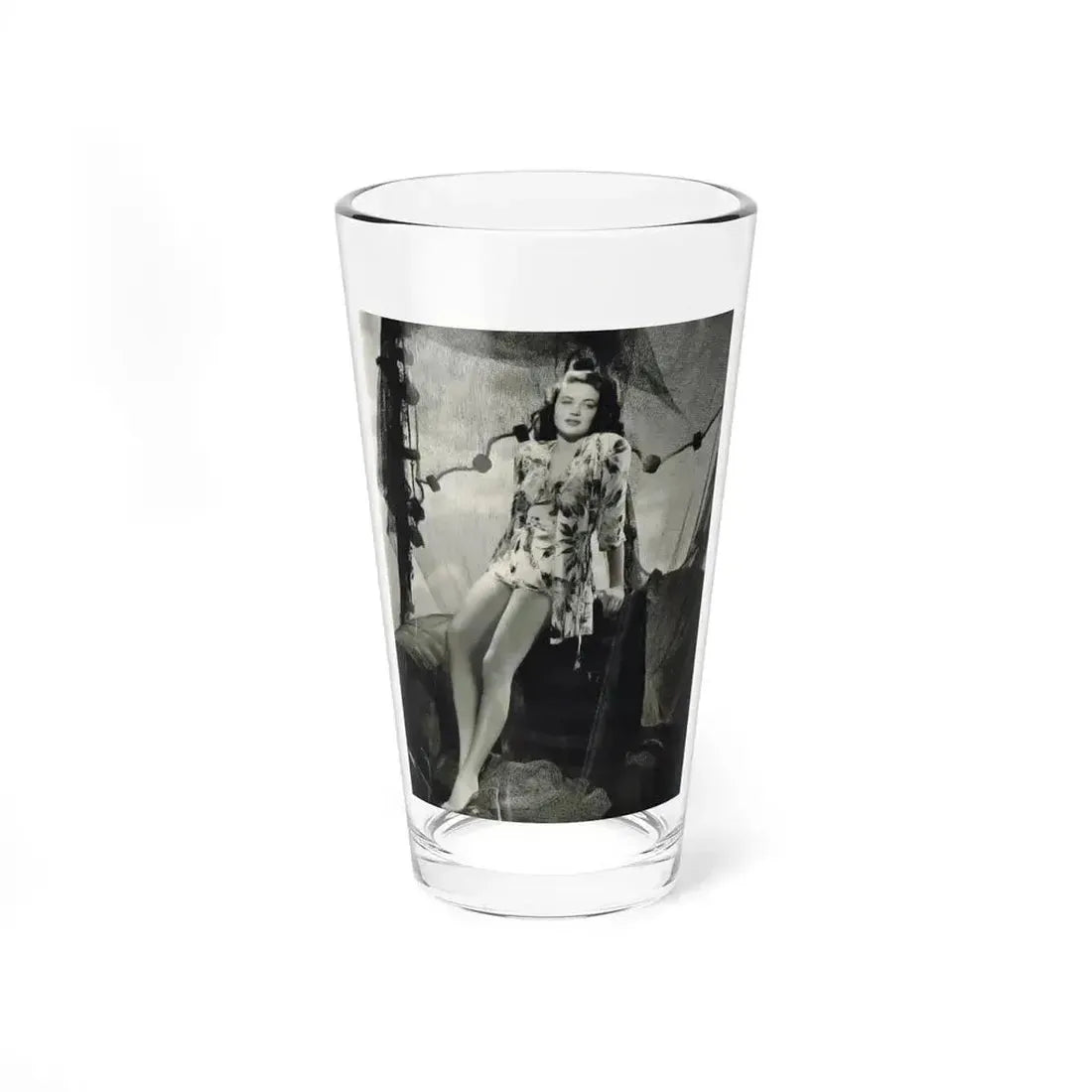 Dorothy Malone #161 (Vintage Female Icon) Pint Glass 16oz 16oz - Go Mug Yourself