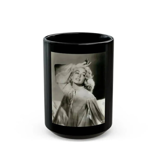 Dorothy Malone #165 (Vintage Female Icon) Black Coffee Mug 15oz - Go Mug Yourself