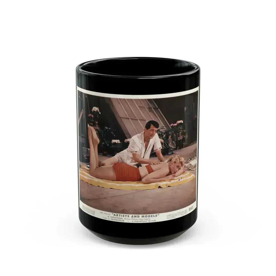 Dorothy Malone #167 (Vintage Female Icon) Black Coffee Mug 15oz - Go Mug Yourself