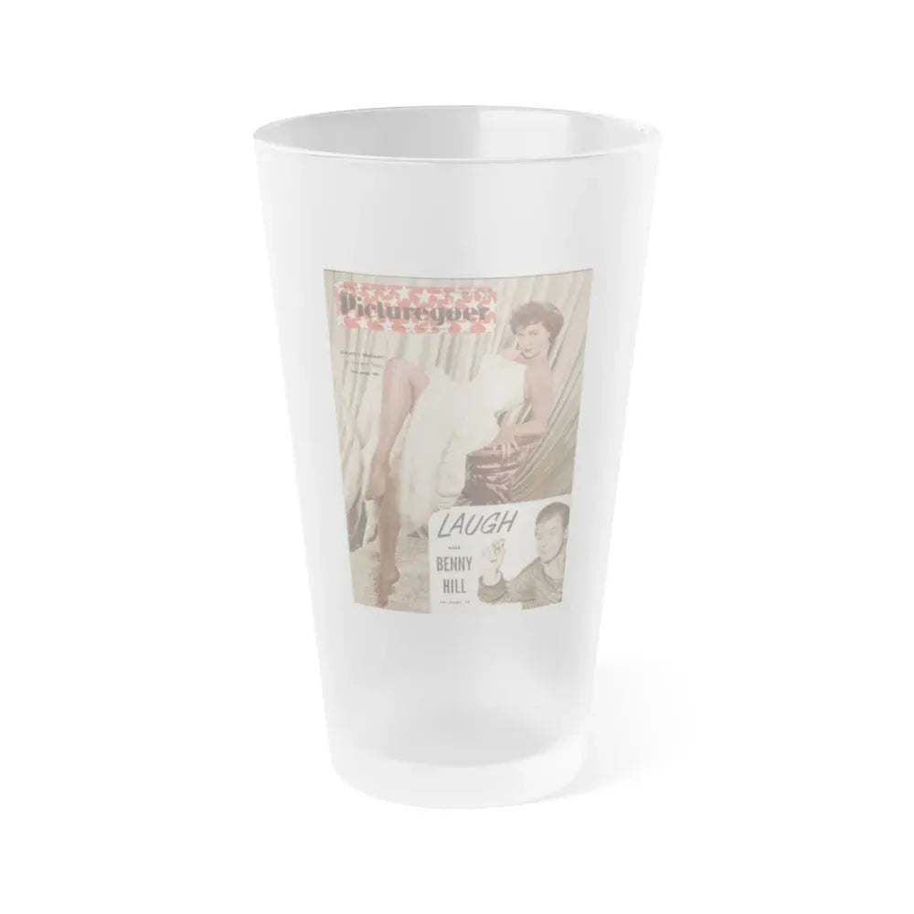 Dorothy Malone #172 - Mag. Cover (Vintage Female Icon) Frosted Pint Glass 16oz 16oz Frosted - Go Mug Yourself
