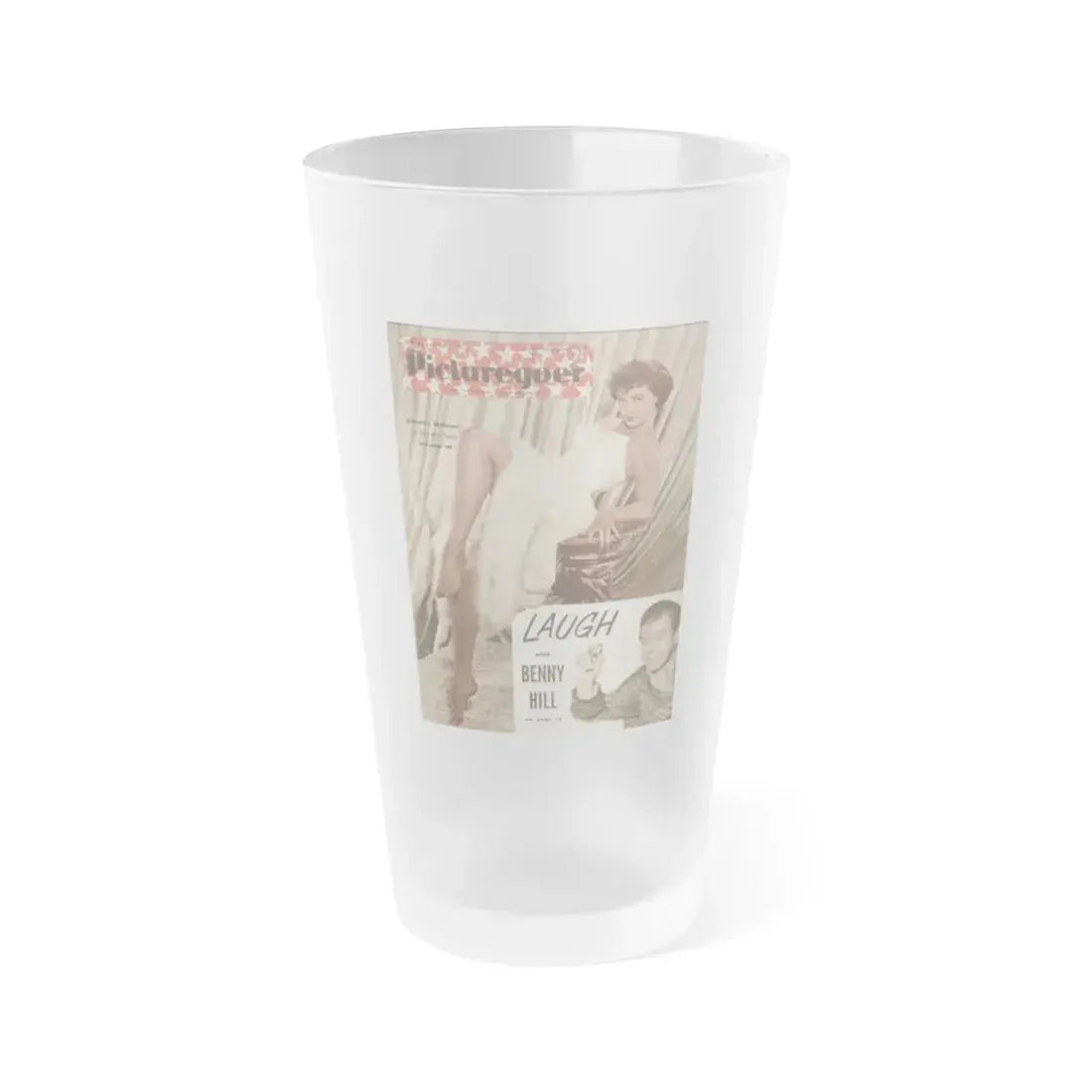 Dorothy Malone #172 - Mag. Cover (Vintage Female Icon) Frosted Pint Glass 16oz 16oz Frosted - Go Mug Yourself