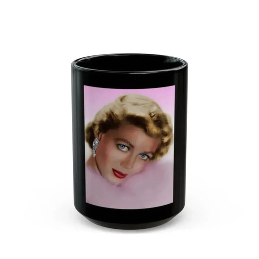 Dorothy Malone #173 (Vintage Female Icon) Black Coffee Mug 15oz - Go Mug Yourself
