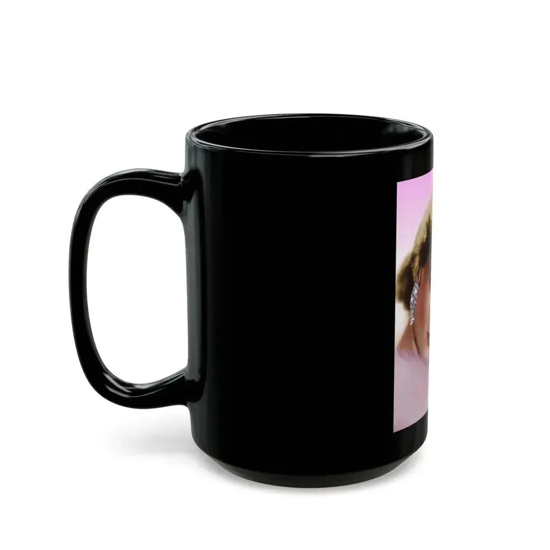 Dorothy Malone #173 (Vintage Female Icon) Black Coffee Mug - Go Mug Yourself