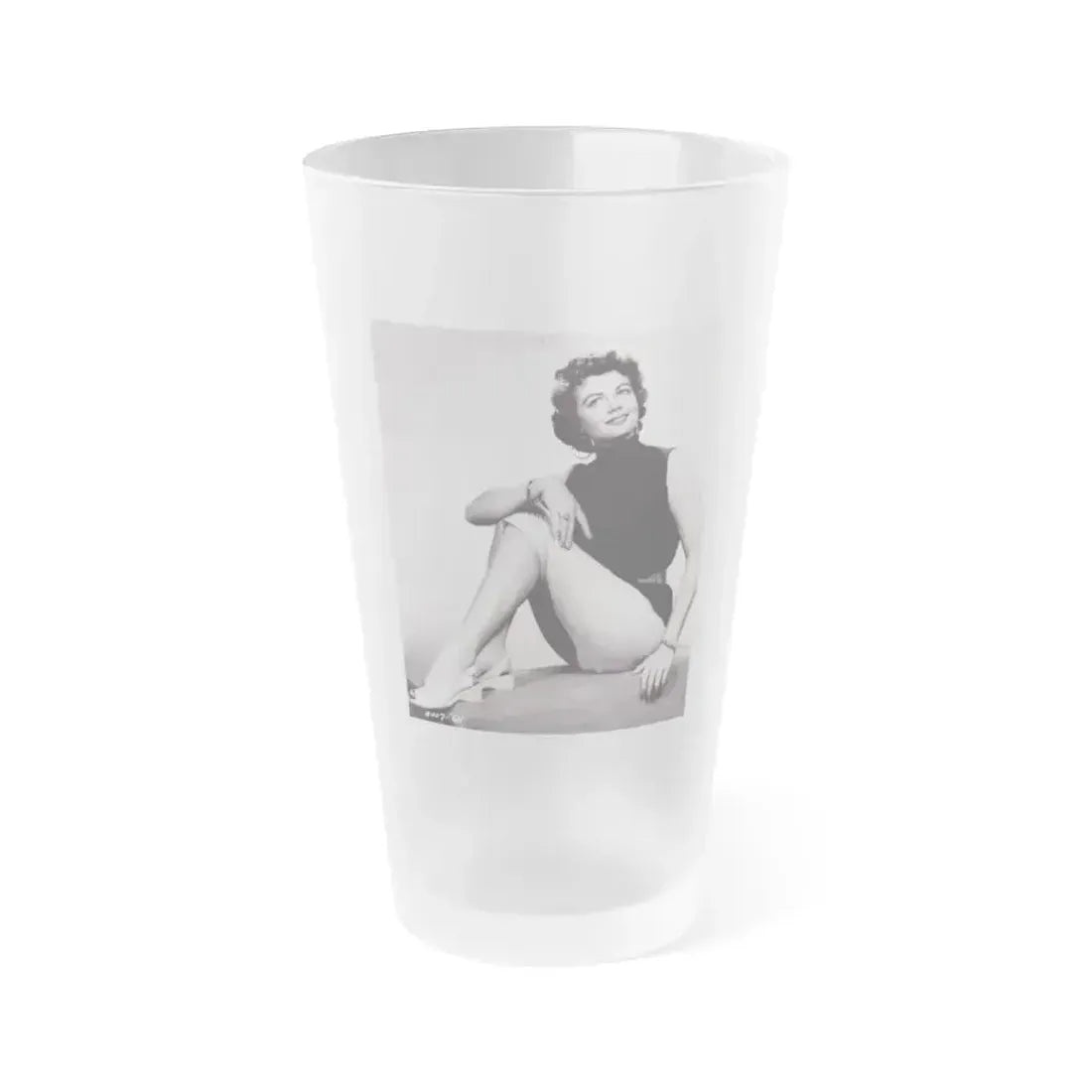 Dorothy Malone #189 (Vintage Female Icon) Frosted Pint Glass 16oz 16oz Frosted - Go Mug Yourself
