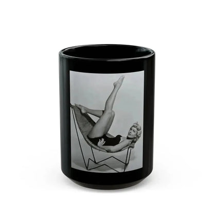 Dorothy Malone #196 (Vintage Female Icon) Black Coffee Mug 15oz - Go Mug Yourself